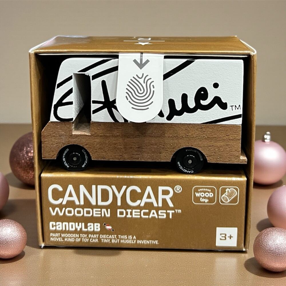 Starbucks Reserve CandyLab Princi Bakery Logo Truck Wooden Diecast Toy Car NWT